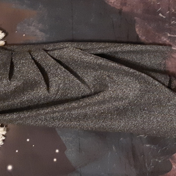 EUC medium black with silver party dress spaghetti straps wrap type look medium - Picture 3 of 6